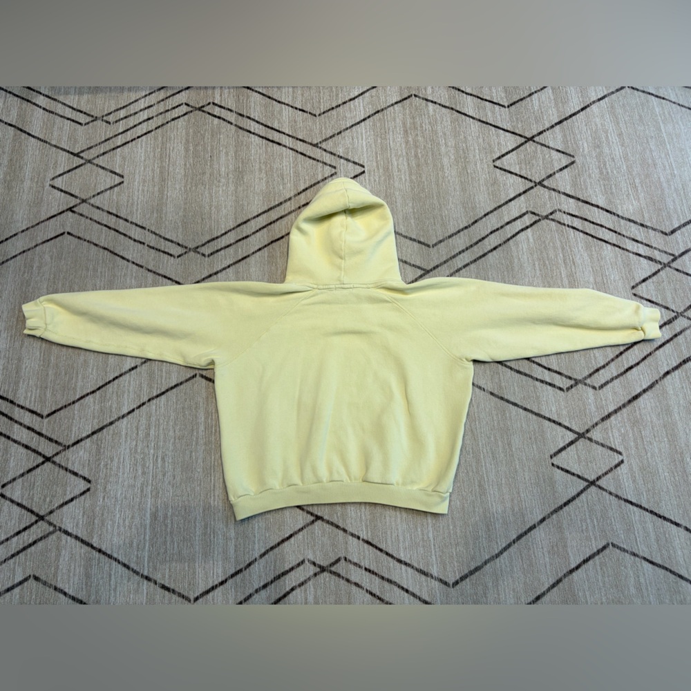Polo Ralph Lauren Butter Yellow Pony Hoodie XL Shrunken Fit - Picture 2 of 3
